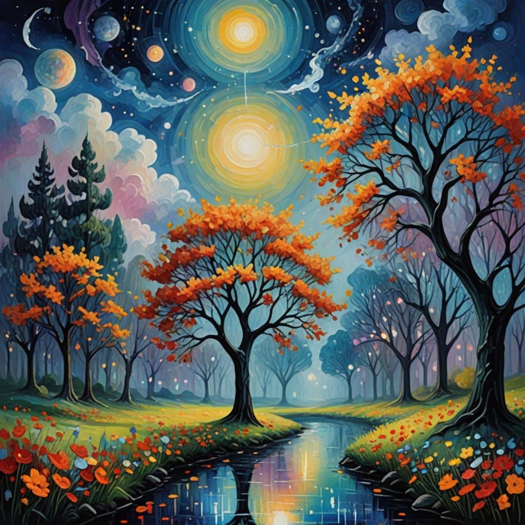 Ethereal Surreal Magical Dance of Wind and Cake