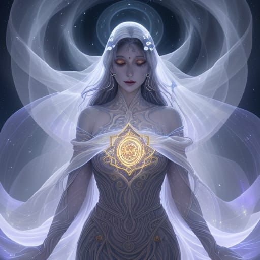 Radiant Bloom Guardian Spirit of Night and Rebirth