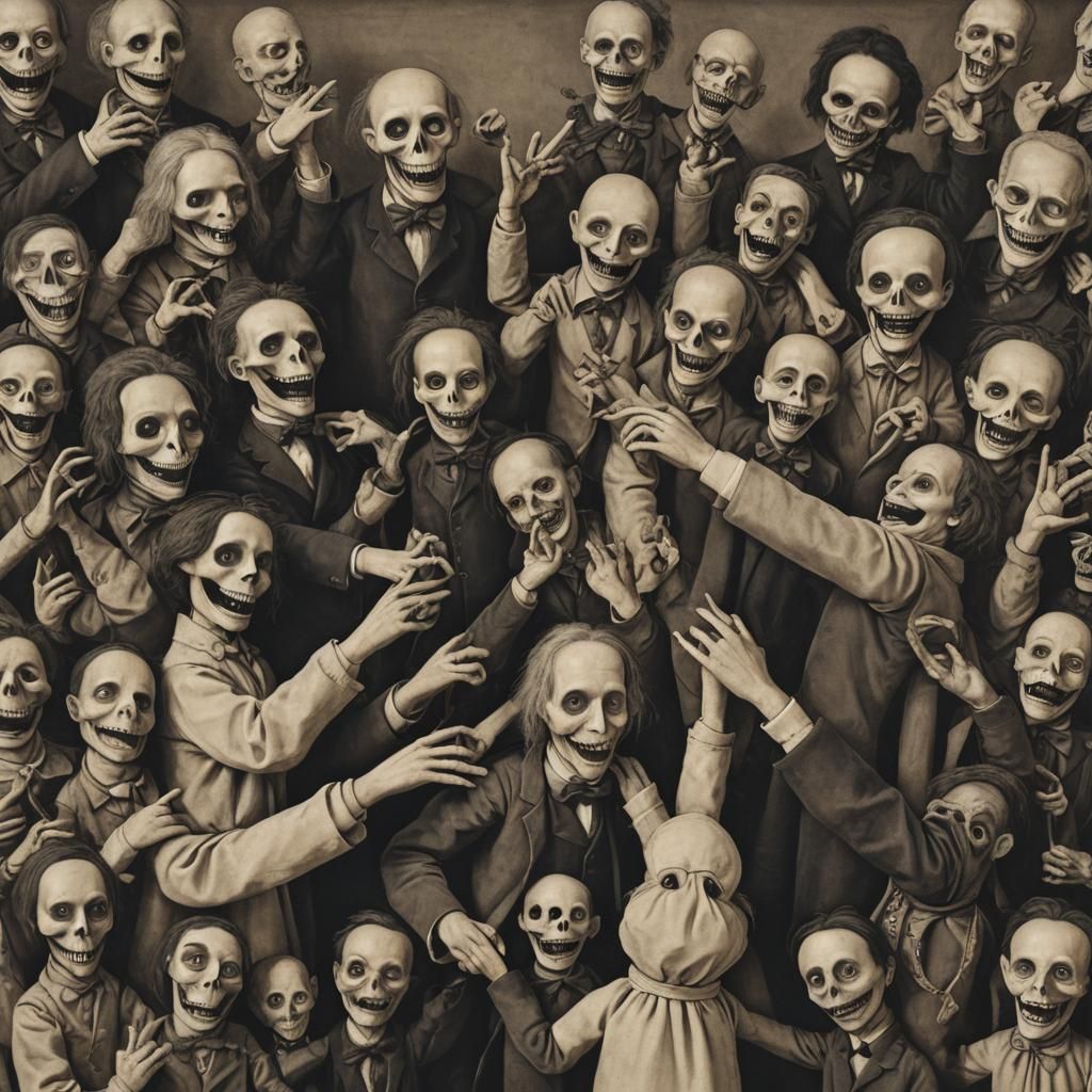 Macabre Puppet Farandole: A Disjointed Dance