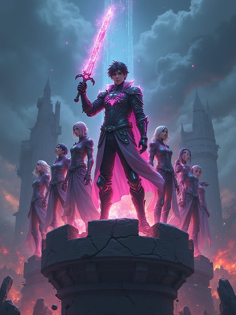 Heroic Anime-Style Protagonist Reigns Supreme in Futuristic ...