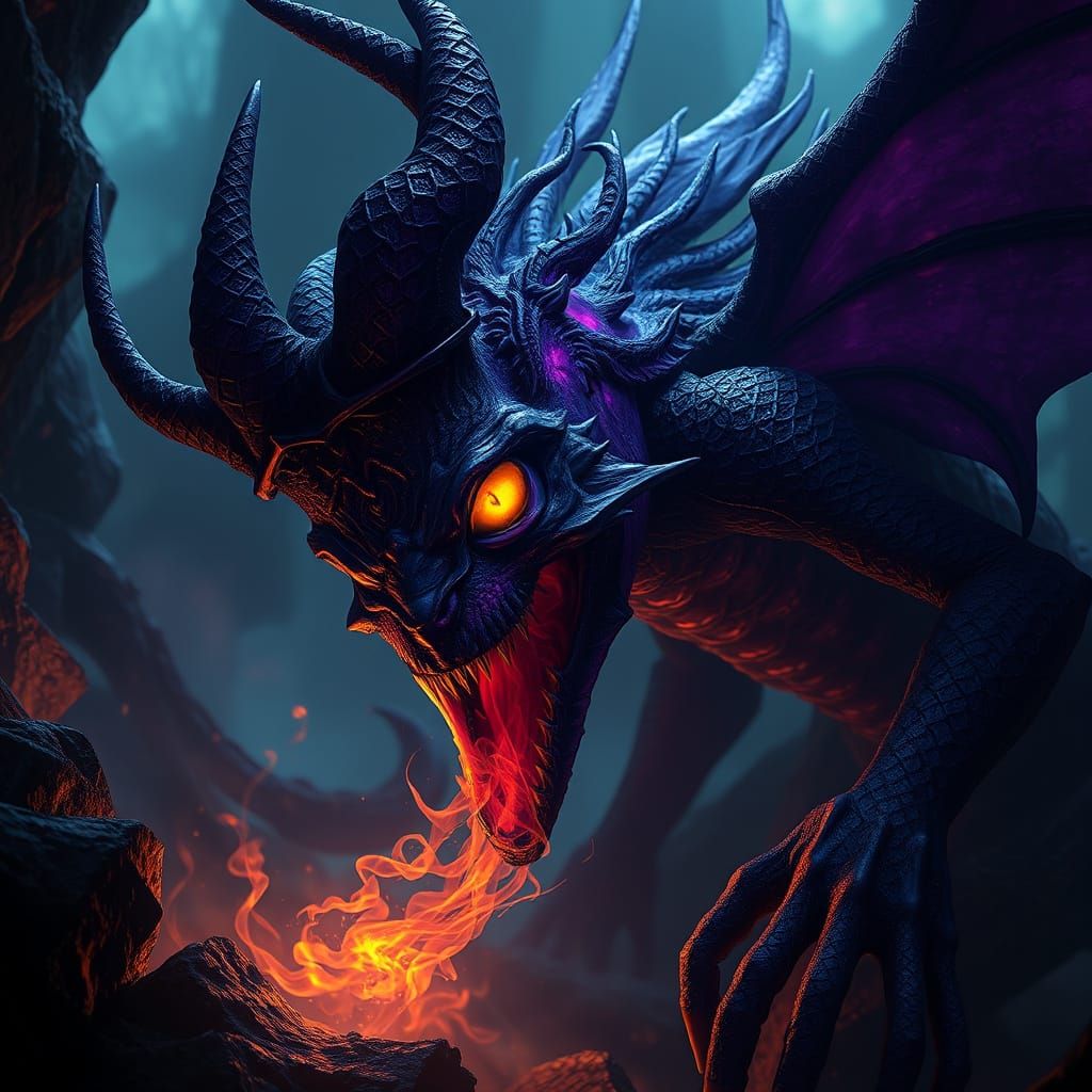 Mystical Pontianak in Hyperdetailed Dark Fantasy