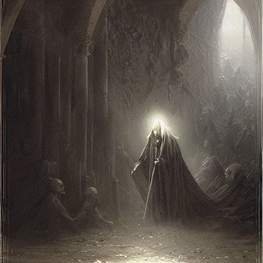 Grim Reaper Origin: Dark Horror Art