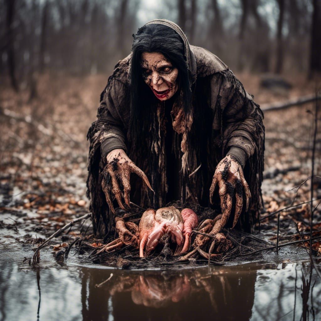 Baba Yaga and Decayed Turkey in Dreary Swamp