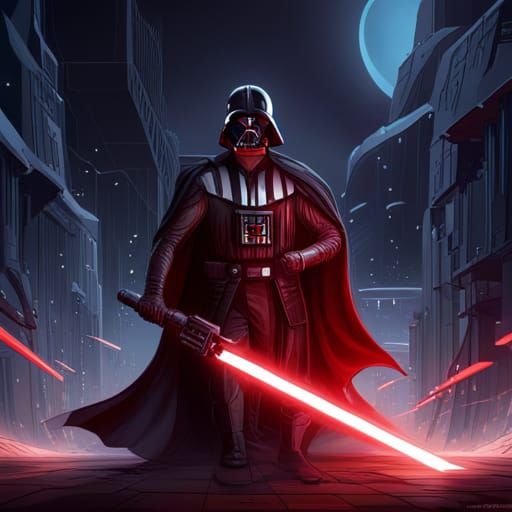 Darth Vader Dark Fantasy Concept Art