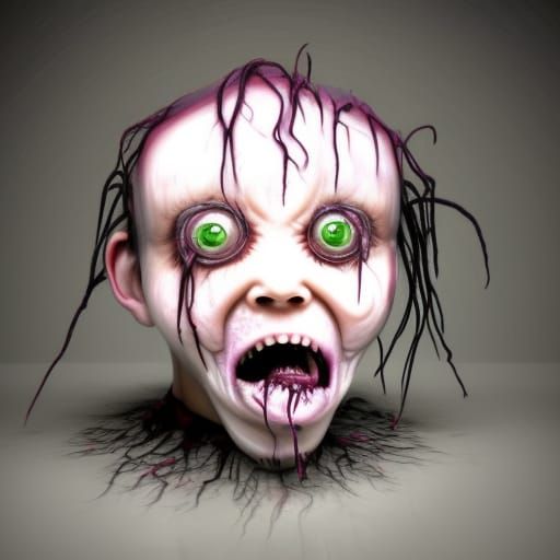 Horrifying Tentacled Monster in Hyperrealism