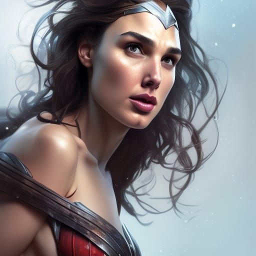 Gal Gadot as Disney Villain: Photorealistic Portrait