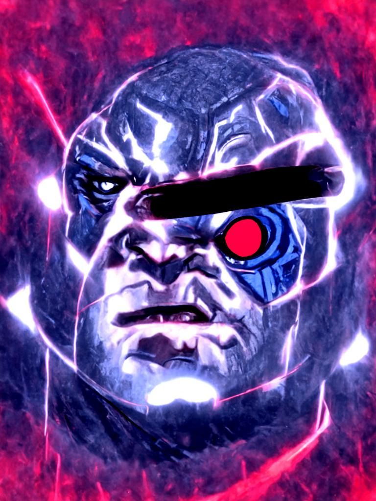 Darkseid Unleashes Laser Eyes
