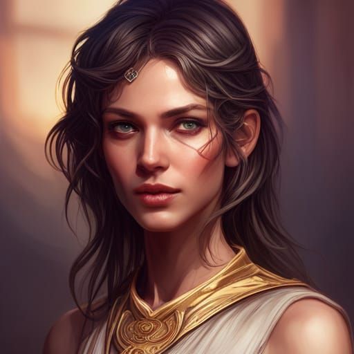 Temple of Isis: Art Nouveau Portrait