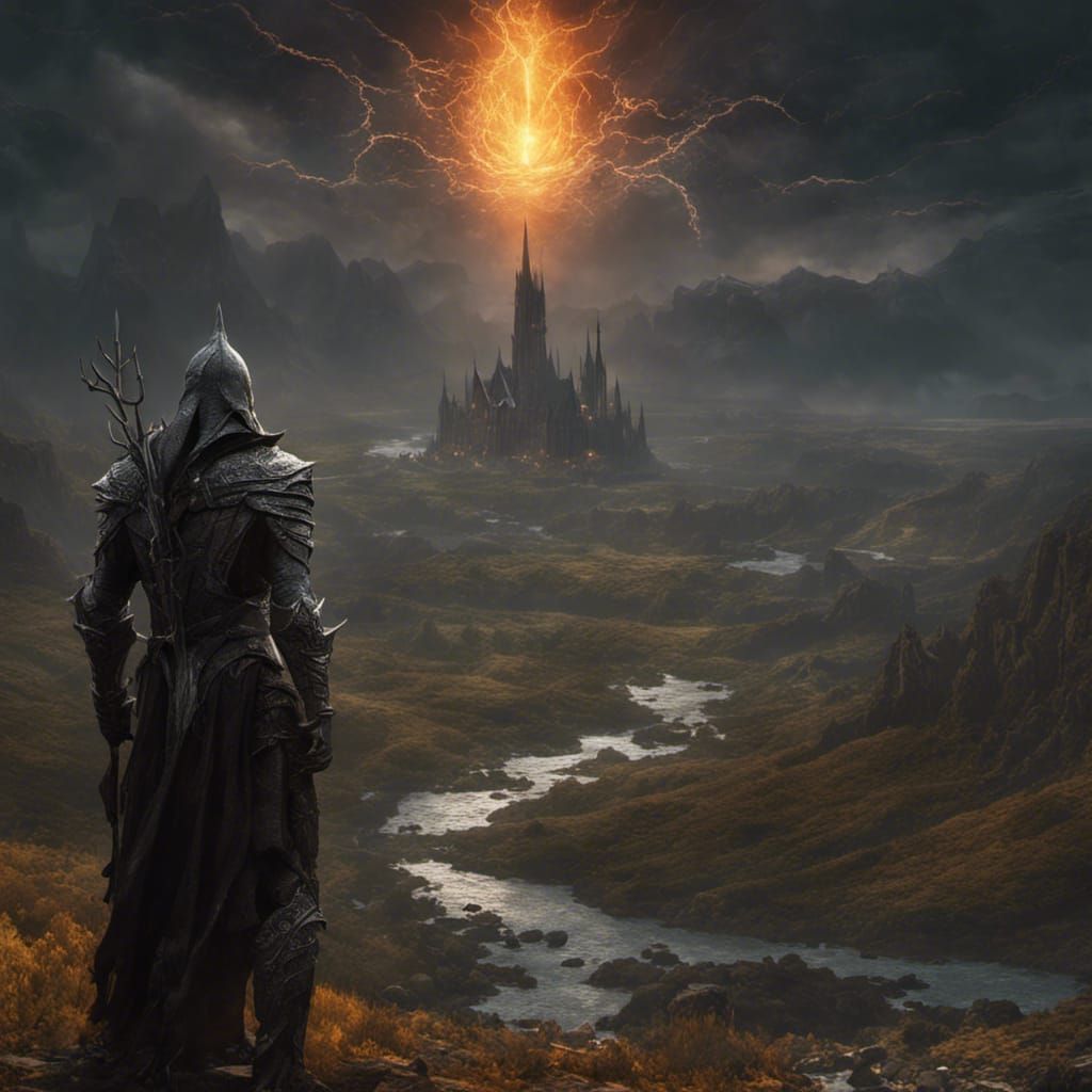 Sower of Sauron Dark Fantasy Concept Art