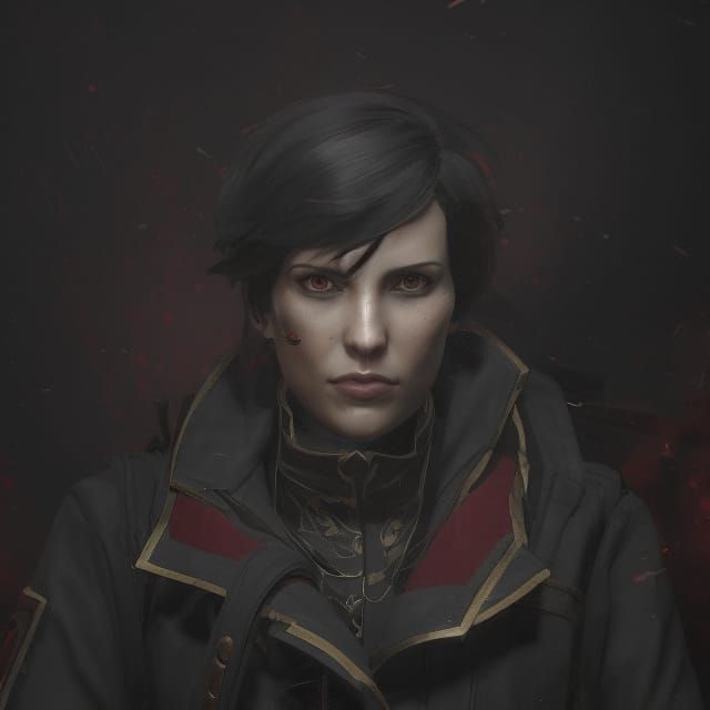 Emily Kaldwin Portrait in Warm Colors, 8k Resolution