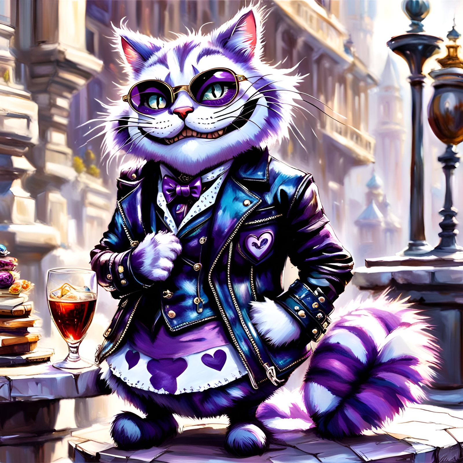 Cheshire Cat Visits London.