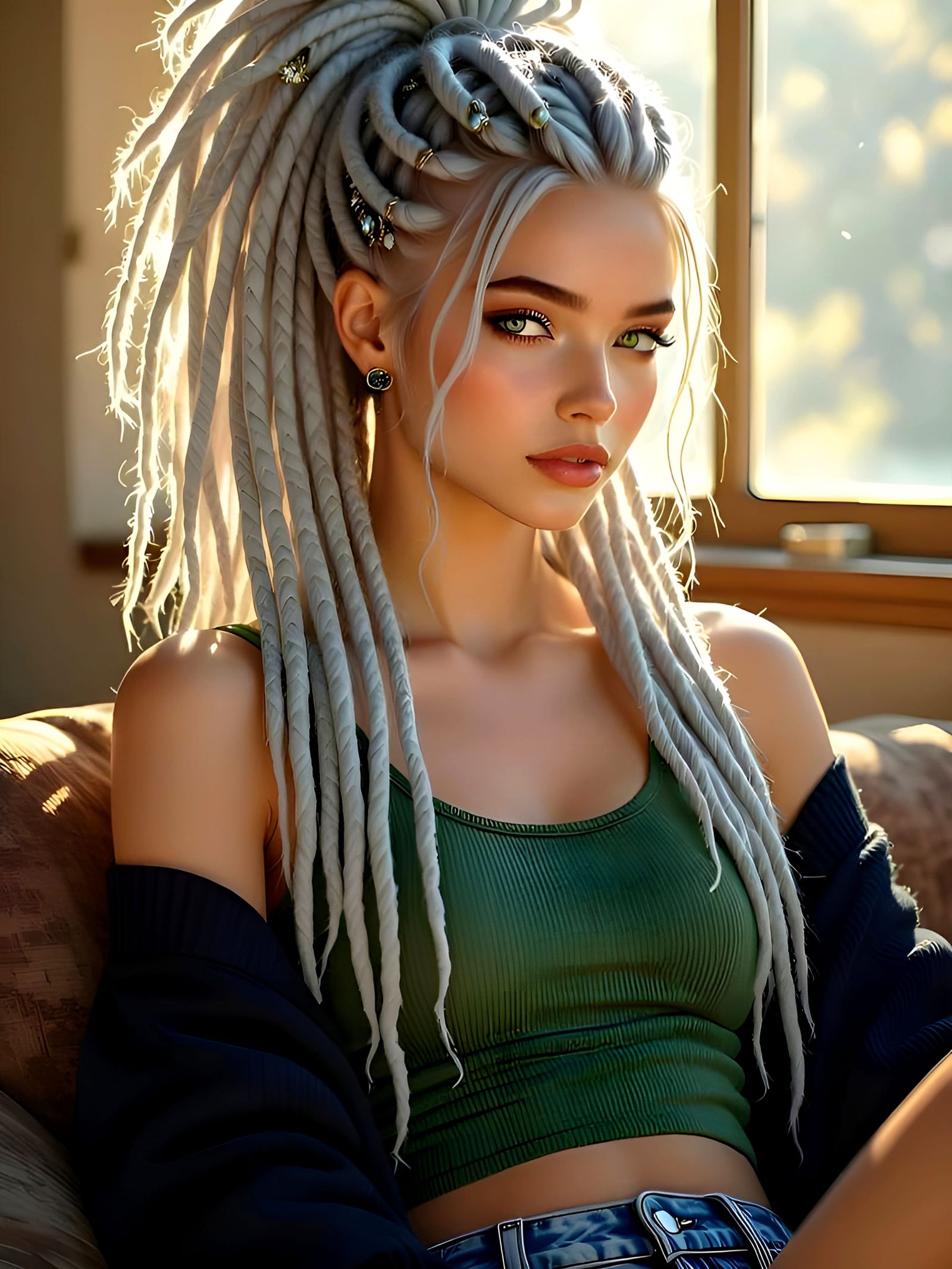 Regal Woman in Morning Light