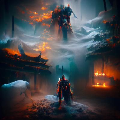 Apocalyptic Ruins: Detailed Digital Concept Art