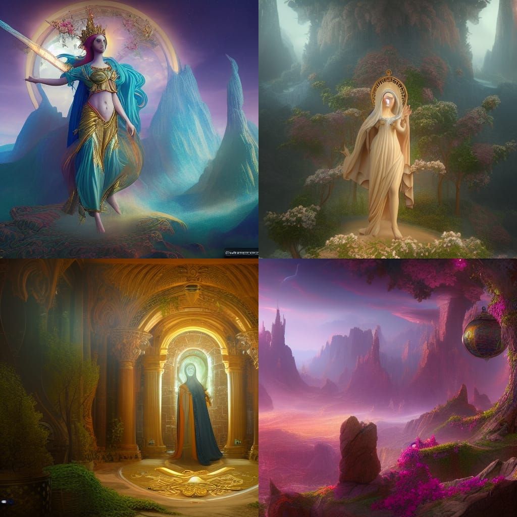 Detailed Matte Painting of Virgo Concept Art