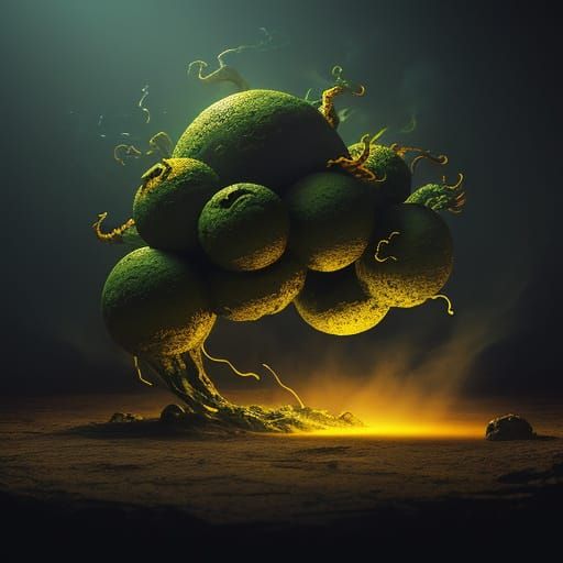 Cannabis Portals and Dragon Balls in a Cinematic Style