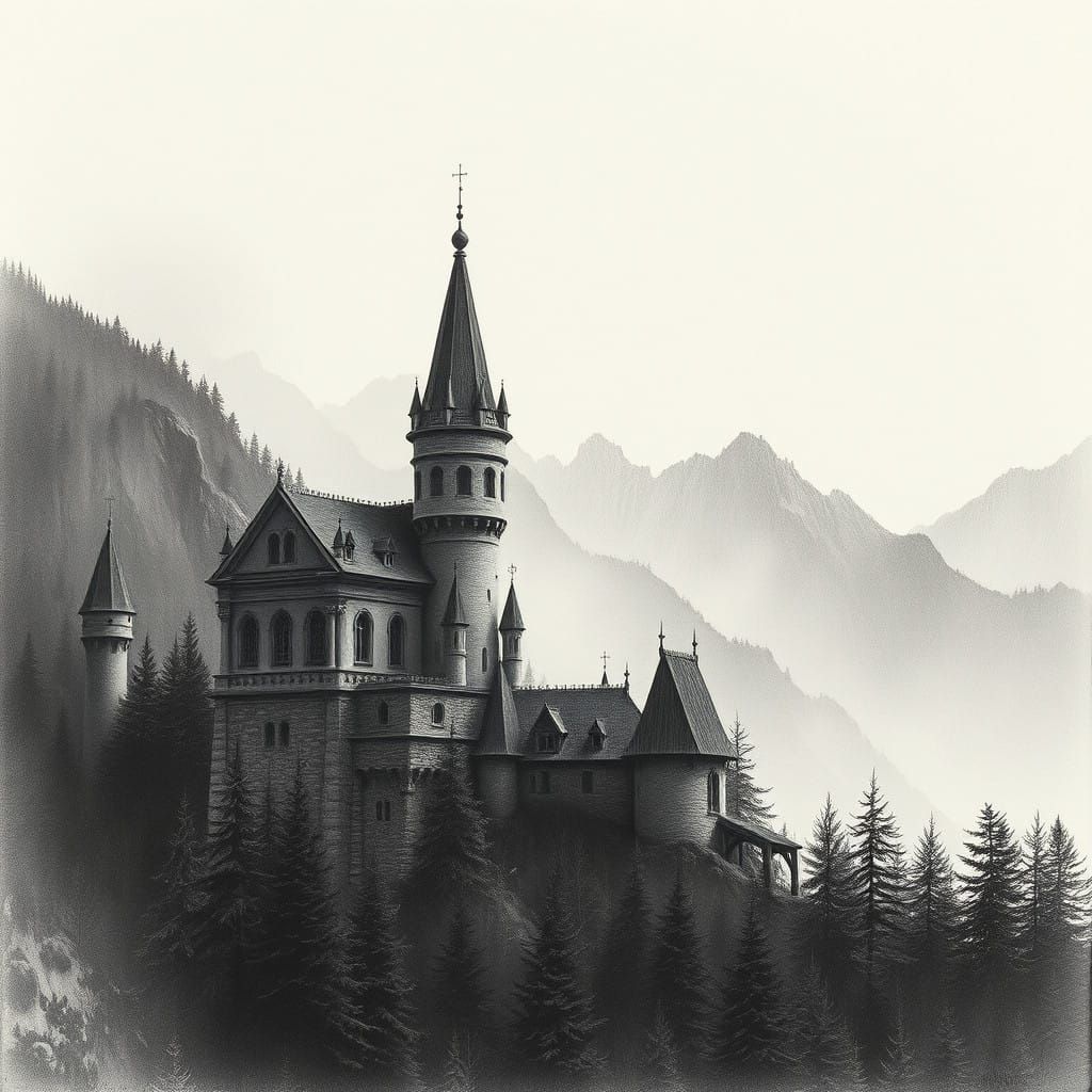 Enchanted Castle in the Carpathian Wilderness
