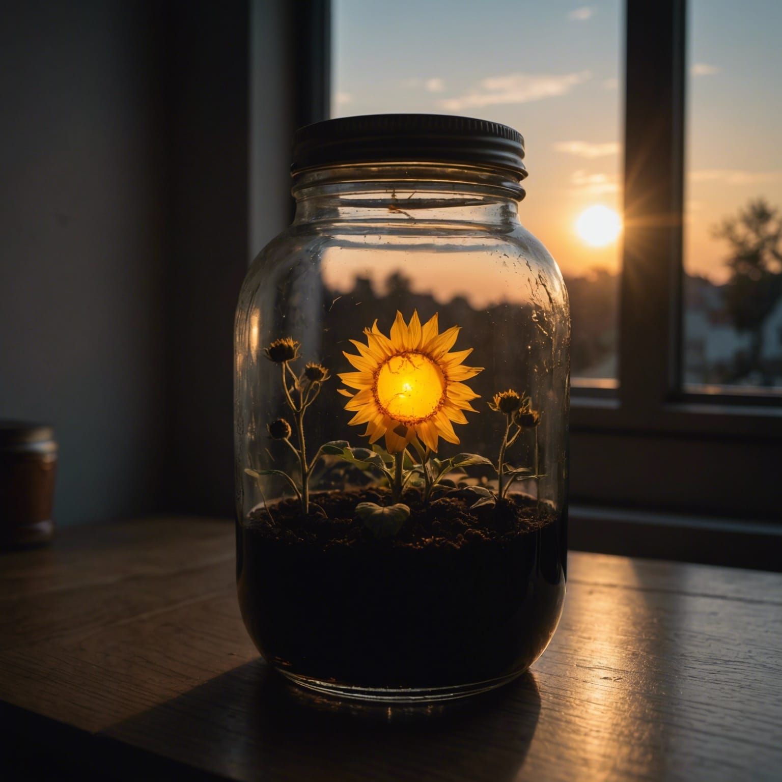 Sun in a Jar Illuminates Darkness