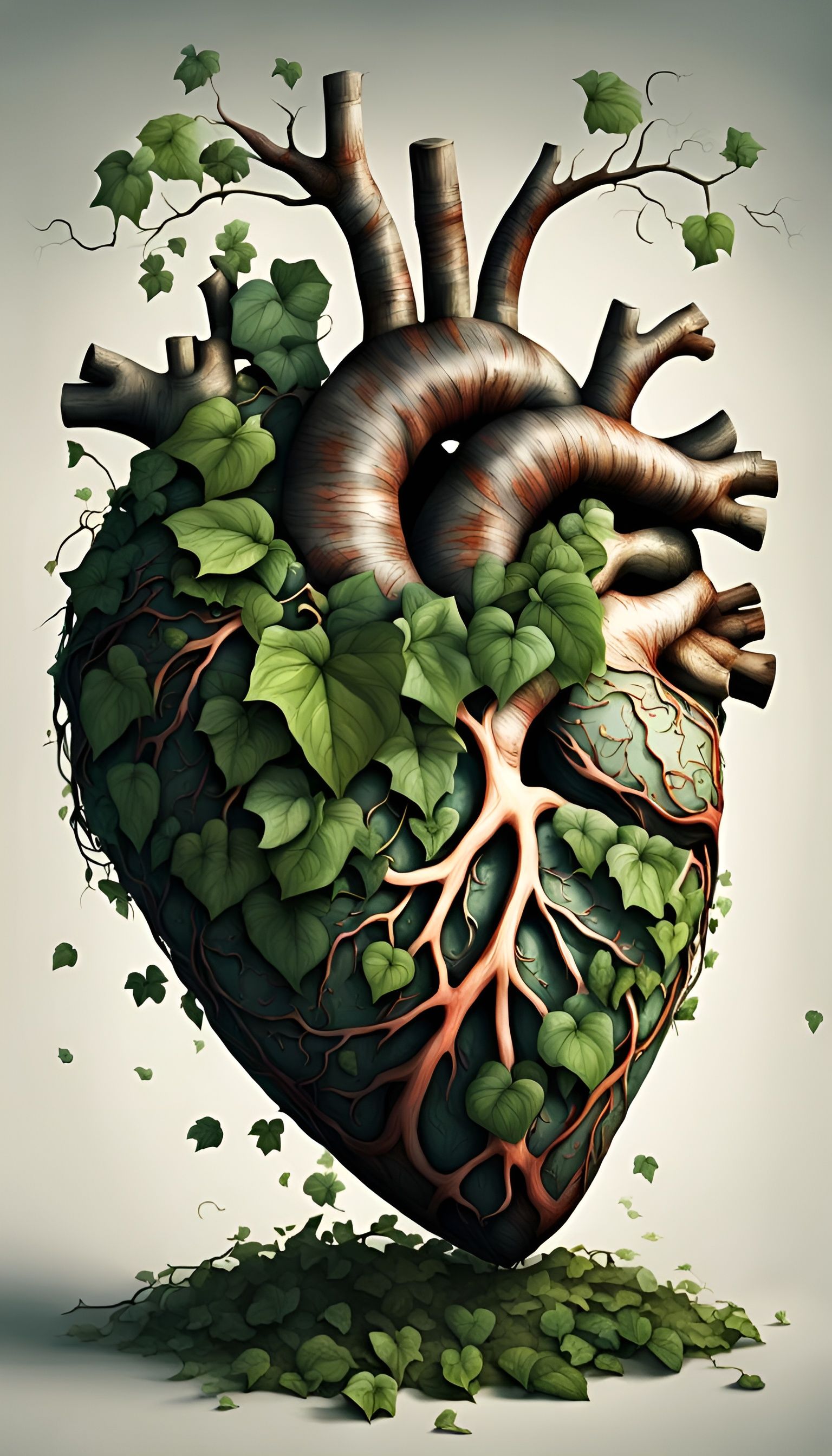 Green Heart Tree: A Digital Matte Painting