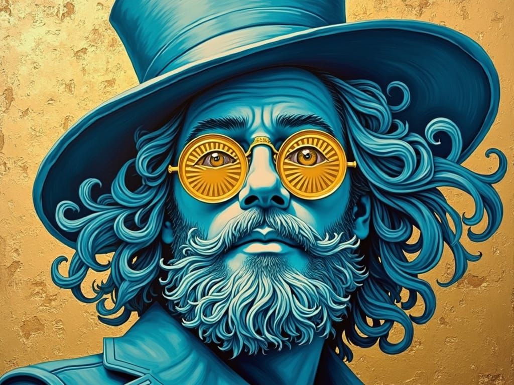 Art Deco Wizard of Oz Portrait