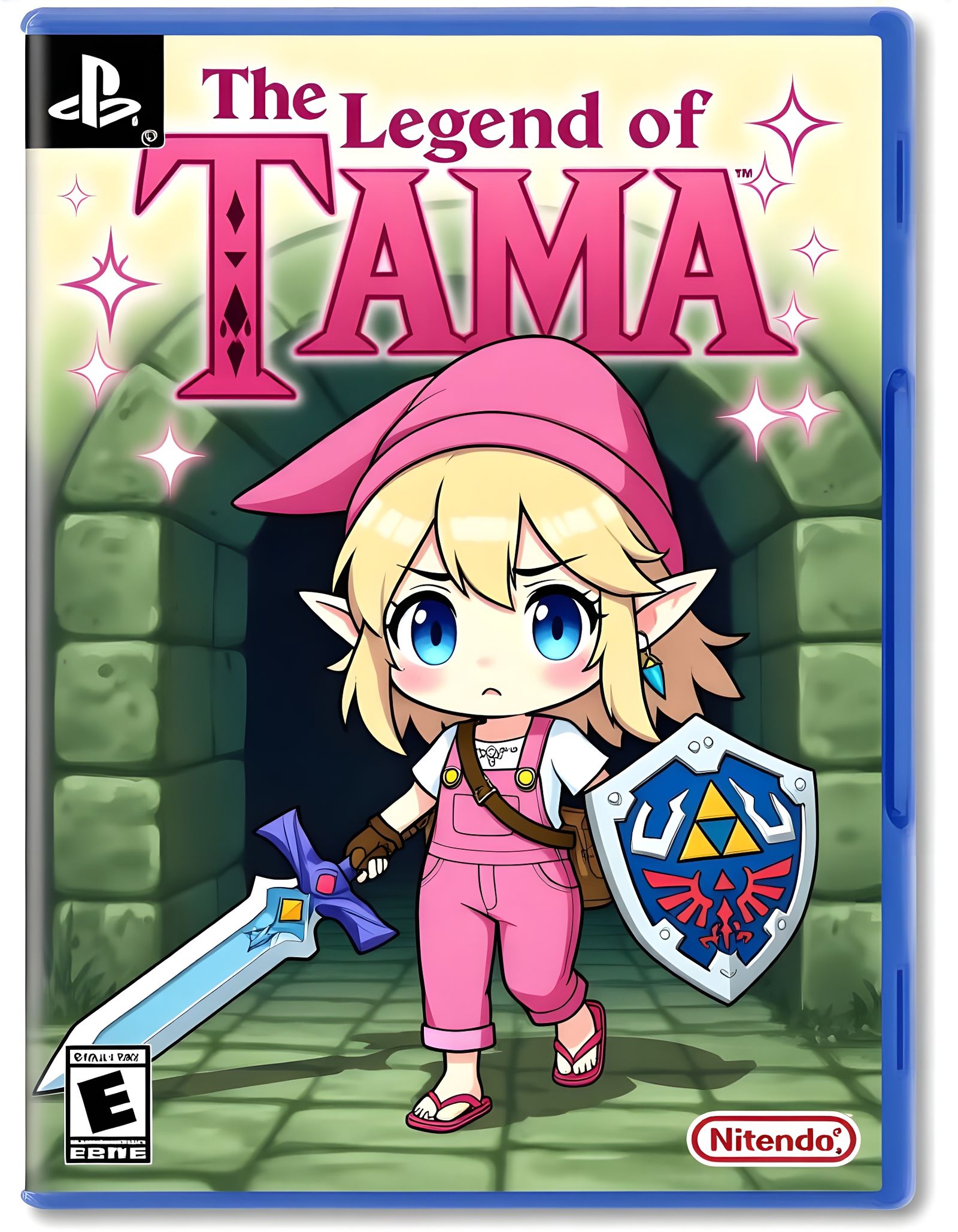 Chibi Girl in 8-Bit Dungeon Game Cover
