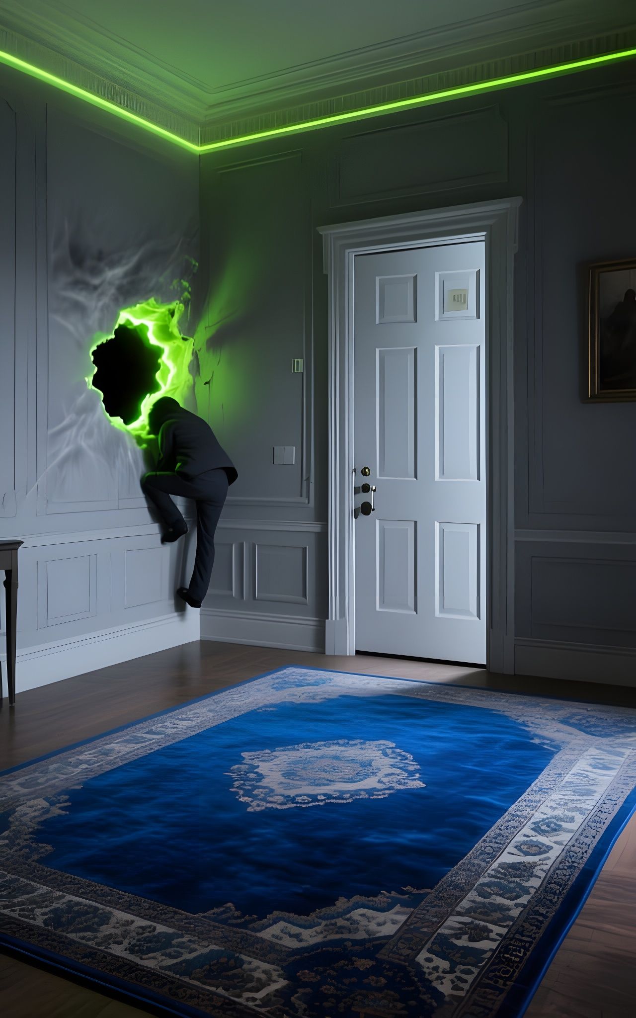 In Neon Grey I Hear a Hole I Speak a Mansion I Remember a De...