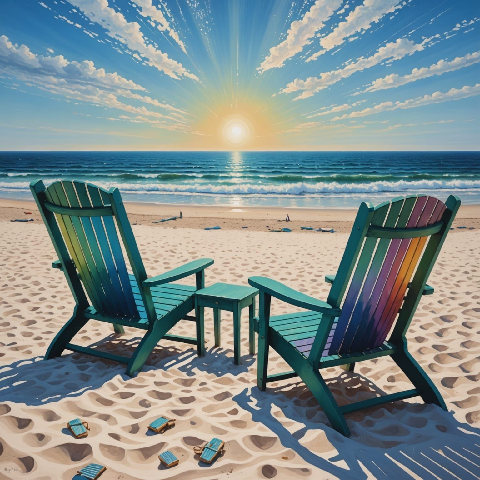 Fantastical Baltic Sea Beach Scene