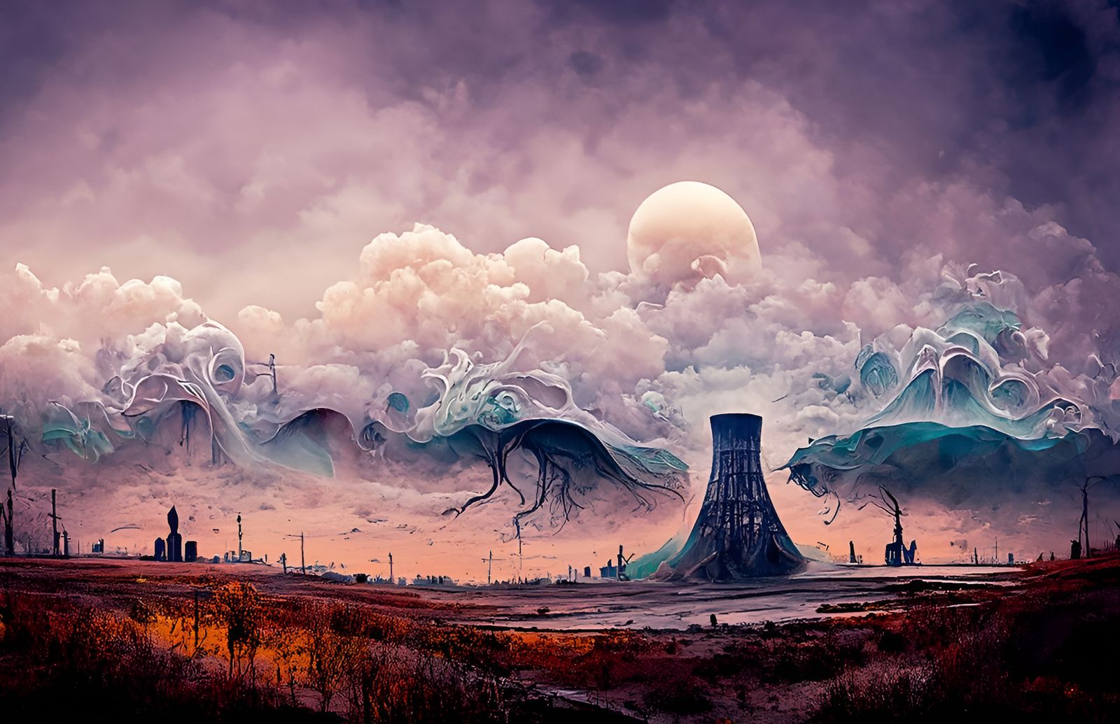 Surreal Nuclear Fantasy Landscape Photography