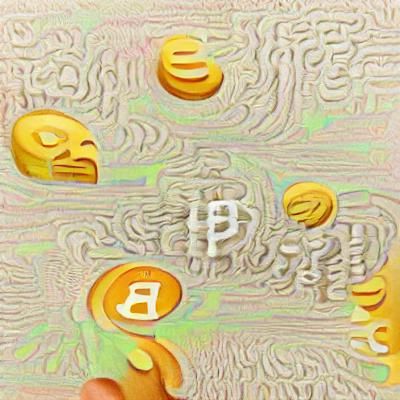 Bitcoin Cryptocurrency Concept Art