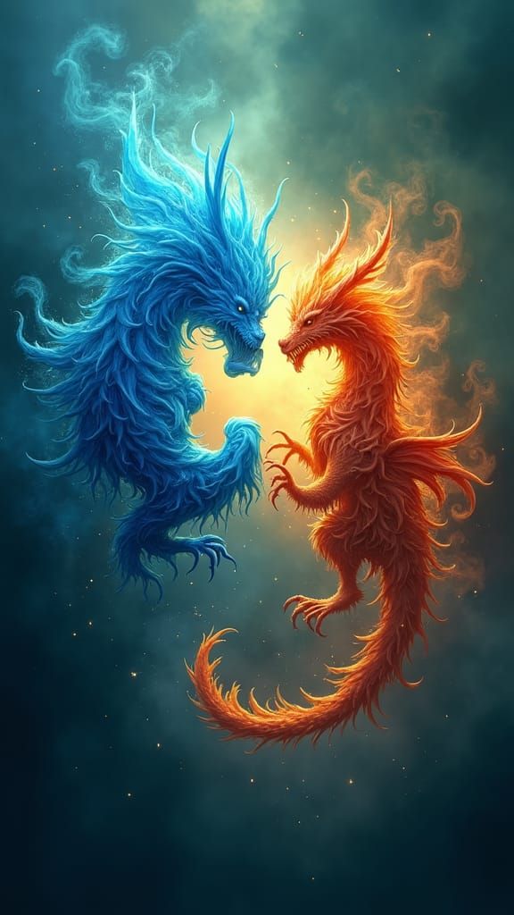 Celestial Jigsaw Pieces in Ethereal Digital Art