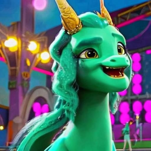 Anthro Dragon Attends Concert