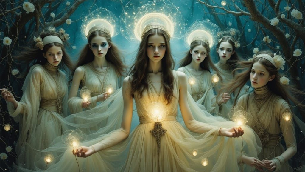 Ethereal Clairvoyants of Telluria in Electric Mist