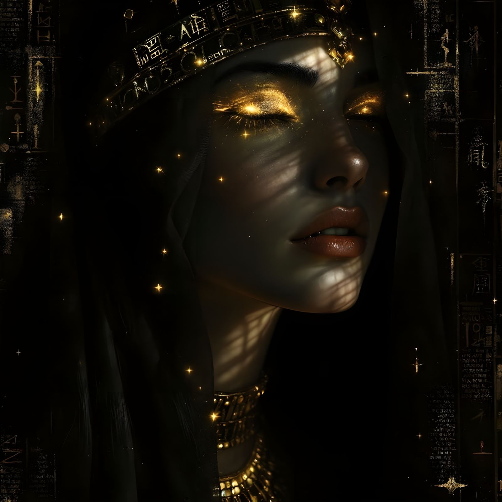 Intimate Portrait of Ancient Egyptian Queen