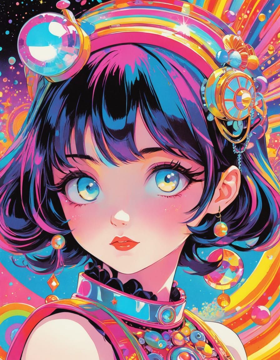 anime, shoujo manga, early 1970s