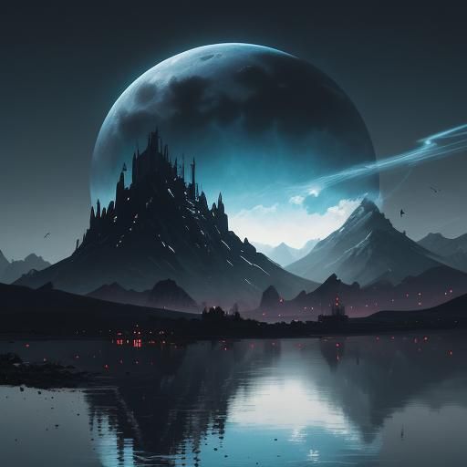 Nightwing and Batman Double Exposure Street Art