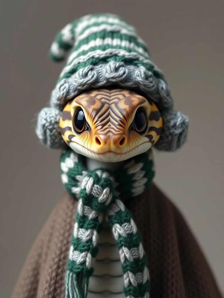 Aspid-Snake in Wizard Knitwear