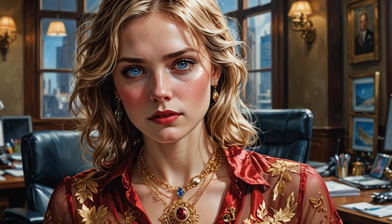 Striking Portrait of a Businesswoman in Unreal Engine 5