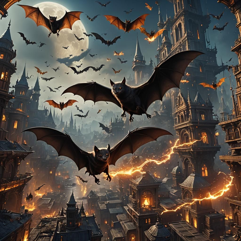 Energy Bat: Detailed Matte Painting in Unreal Engine
