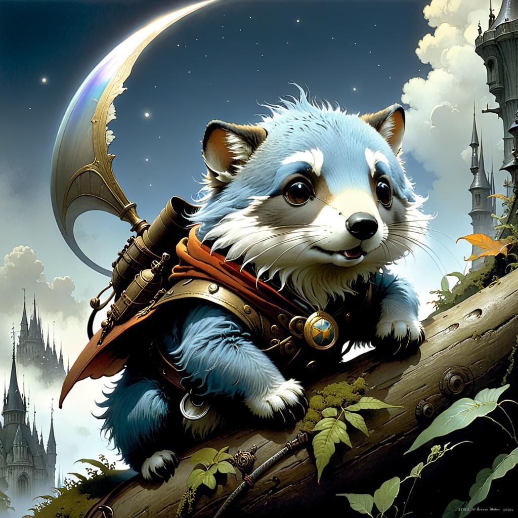 Enchanting Creatures in Jean-Baptiste Monge Style