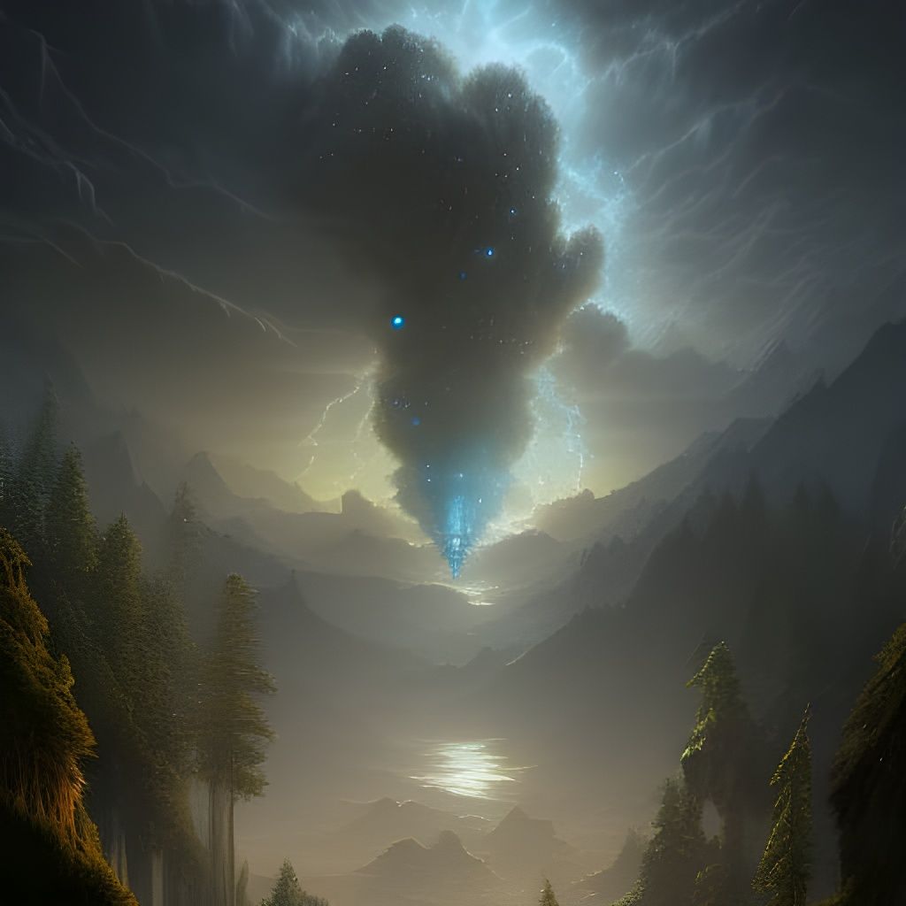 Sparkling Diamond: Epic Digital Matte Painting