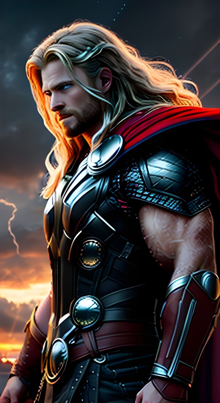 AI Generated Image of Thor