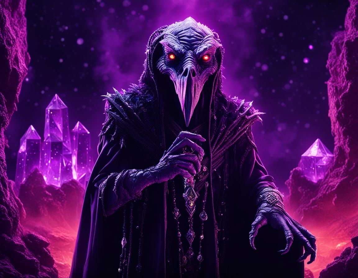 Eldritch Skeksis in Horrorpunk Style