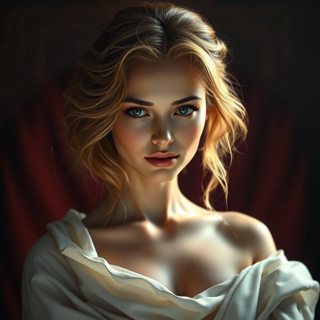 Detailed Portrait with Dynamic Lighting