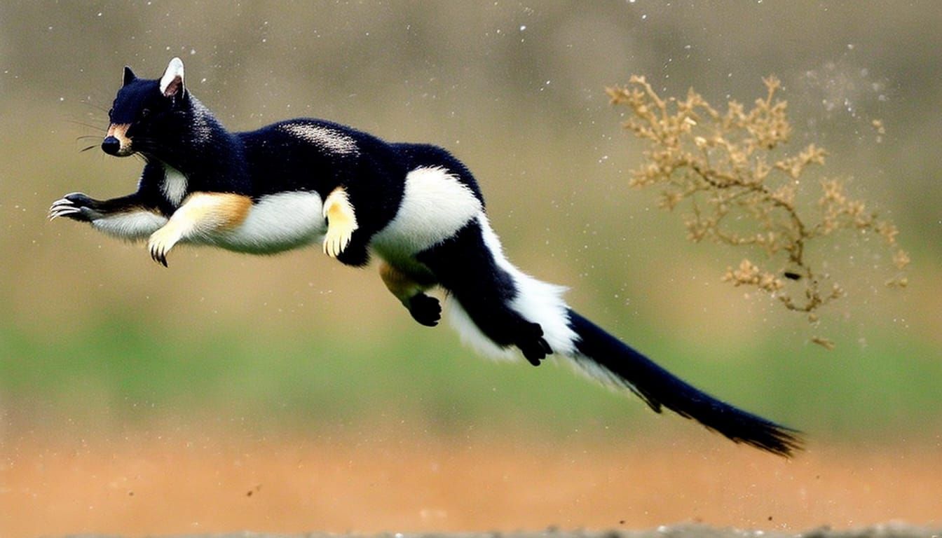 An AI-Generated Image of a Weasel