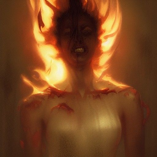 Sorrowful Spirit Burning in Flames