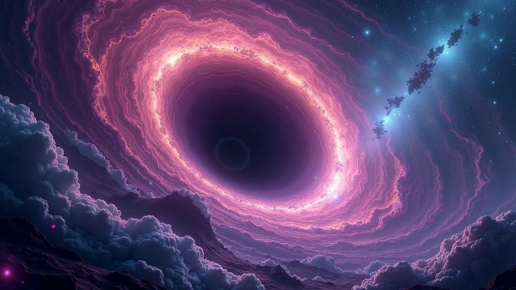 A Majestic Black Hole Visualized