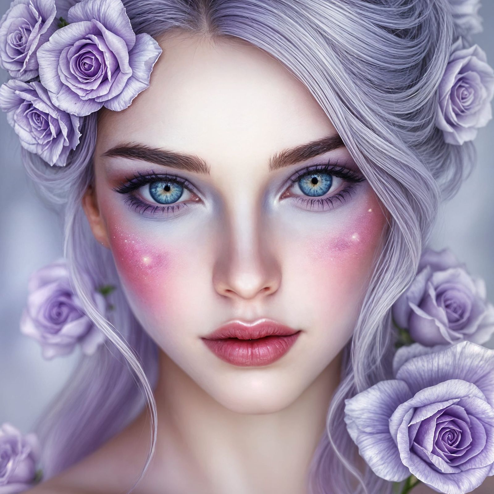 Lavender Dreamscape Beauty in Celestial Bloom