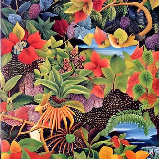 Person Portrait in Rousseau Inspired Style