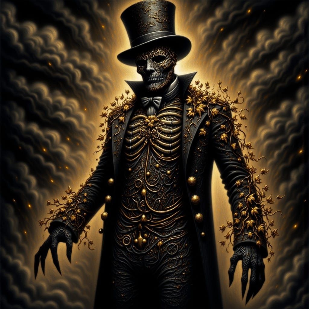 Clockwork Gentleman in Biomechanical Style