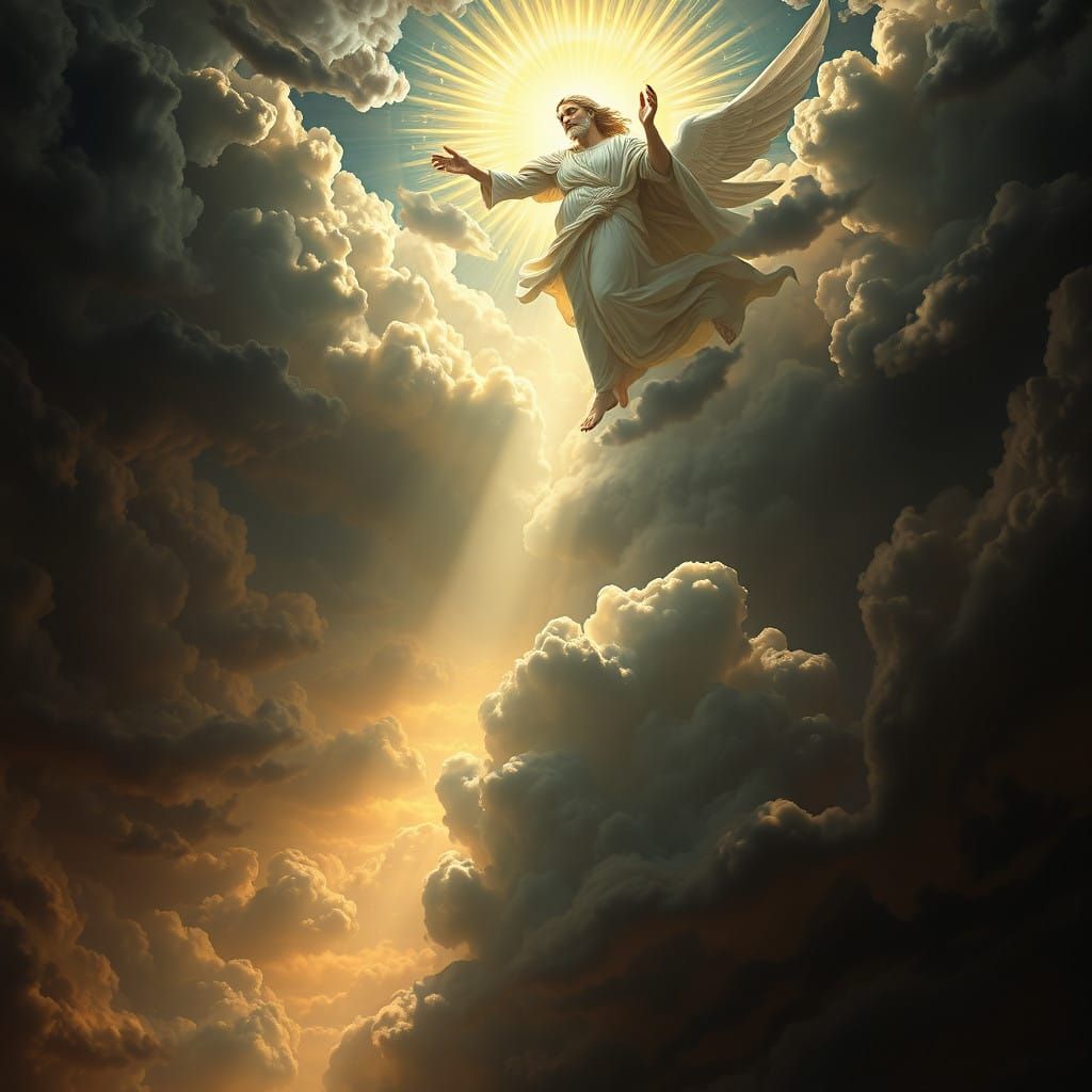 Majestic Divine Creation in Renaissance Style