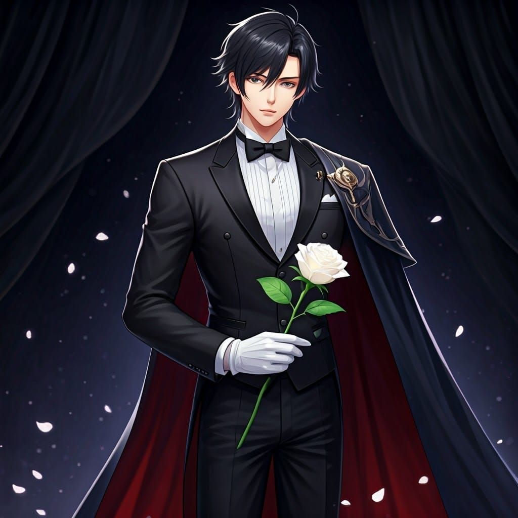 Elegant Gentleman in Formal Wear